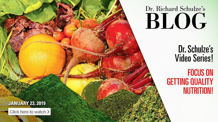 Focus On Getting Quality Nutrition!