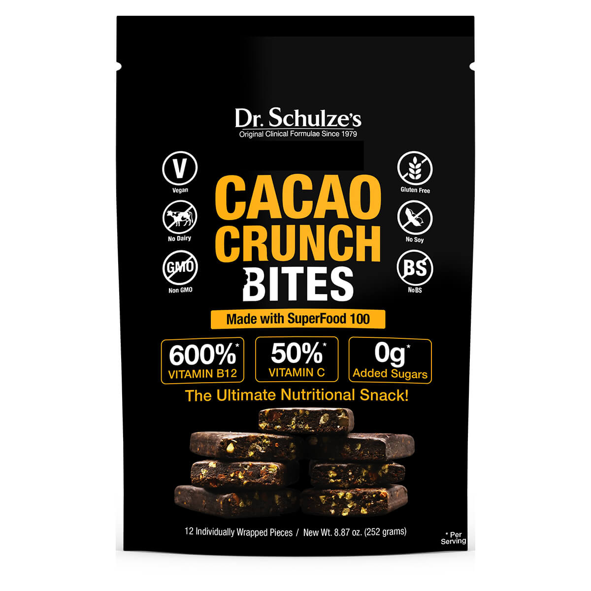 Dr. Schulze's: Buy 2, Save 20% on Cacao Crunch Bites